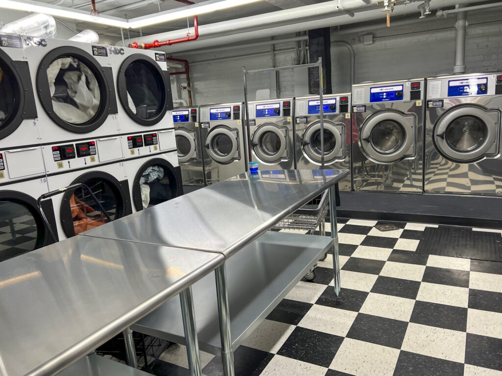 Washing Machines And A Table