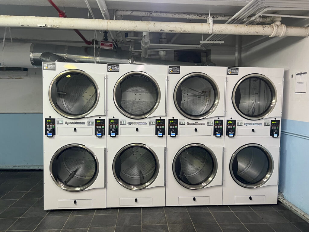 Dryers Stacked On Top Of Each Other